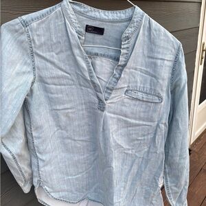 GAP Light Blue Denim Tunic Shirt